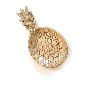 Brass Pineapple Catchall Dish